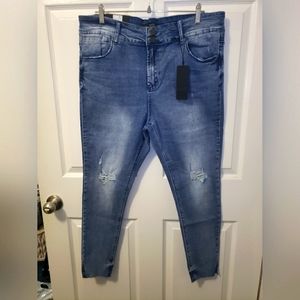 City Chic Asha High Rise Ankle Jeans